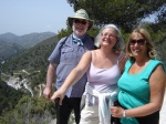 Mick, Magdalena and Lesley in the mountains